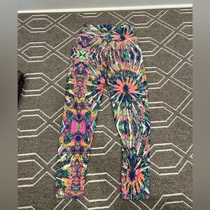 Liquido cropped colorful leggings Sz. S